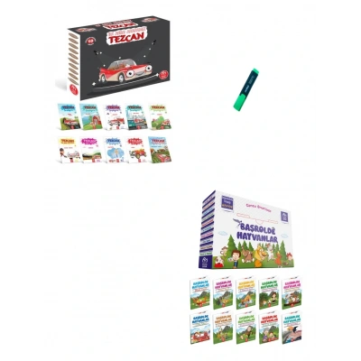 2 ve 3. Sınıflar İçin Tezcan ve Başrolde Hayvanlar Hikaye Seti