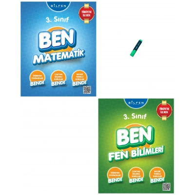 3. Sınıf Ben Serisi Etkinlikli Matematik ve Fen Bilimleri Soru Bankası