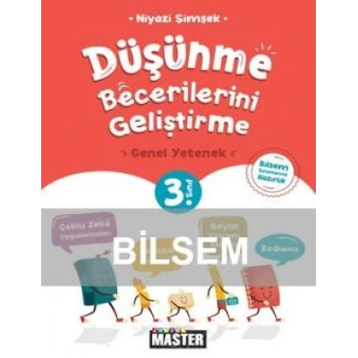 3. Sınıf Junior Master Düşünme Becerilerini Geliştirme Genel Yetenek ( Bilsem Sınavlarına Hazırlık )