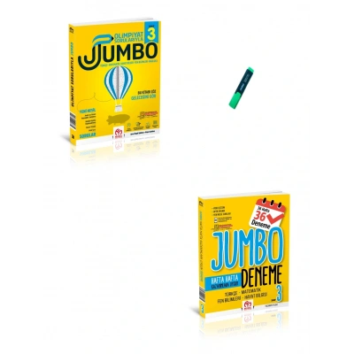 3. Sınıf Olimpiyat Sorularıyla Jumbo Tüm Dersler Soru Bankası ve Haftalık Deneme