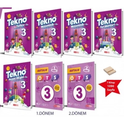 3. Sınıf Tekno Plus Set - 2025 - ( 7 Kitap )