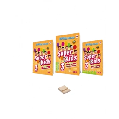 3.Sınıf Woohoo Englısh SUPER KIDS(Practice + workbook+unıt test book) YENİ
