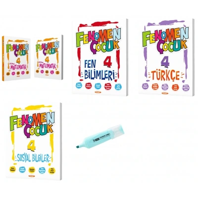 4.Sınıf Matematik-1-2 Fen Bilimleri Türkçe VE Sosyal Soru Bankası