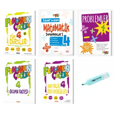4.Sınıf Tüm Dersler Öğrenmeyi Pekiştiren Soru Bankası SETİ