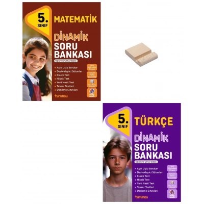 5. Sınıf 2025 Turuncu Dinamik Matematik ve Türkçe Soru Bankası
