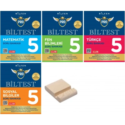 5. Sınıf Biltest 2025 Matematik Fen Bilimleri Türkçe Sosyal Soru Bankası