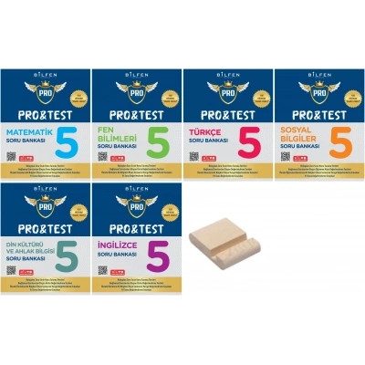 5. Sınıf ProTest 2025 Tüm Dersler Soru Bankası