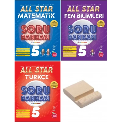 5.Sınıf ALL STAR 2025 Matematik Fen Bilimleri Türkçe Soru Bankası