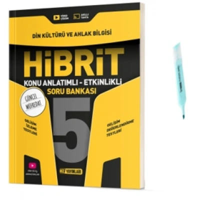 5.Sınıf HİBRİT Din Kültürü Konu Anlatımlı Etkinlikli Soru Bankası (Yeni Müfredat)
