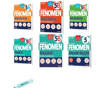 5.Sınıf Matematik A-B Fen Türkçe Paragraf Anlam Bilgisi SB