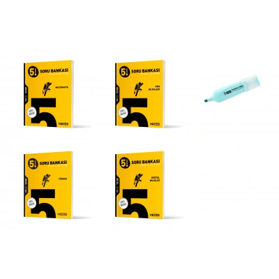 5.Sınıf Matematik Fen Bilimleri Türkçe Ve Sosyal Soru Bankası (Yeni Müfredat)