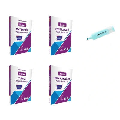 5.Sınıf Matematik Fen Bilimleri Türkçe Ve Sosyal Soru Bankası (Yeni Müfredat)