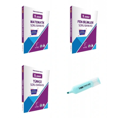 5.Sınıf Matematik Fen Bilimleri Ve Türkçe Soru Bankası (Yeni Müfredat)