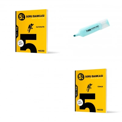 5.Sınıf Matematik Ve Türkçe Soru Bankası (Yeni Müfredat)