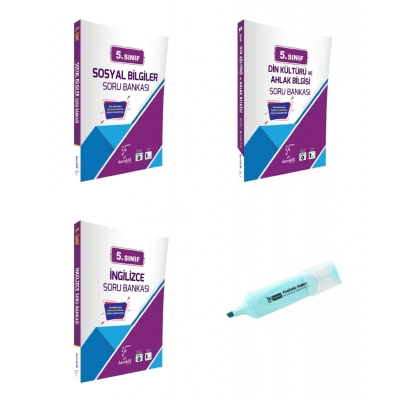 5.Sınıf Sosyal Din Kültürü Ve İngilizce Soru Bankası (Yeni Müfredat)