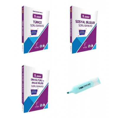 5.Sınıf Türkçe Sosyal Bilgiler Ve Din Kültürü Soru Bankası (Yeni Müfredat)