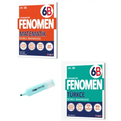 6. Sınıf B Serisi Matematik Ve Türkçe Soru Bankası