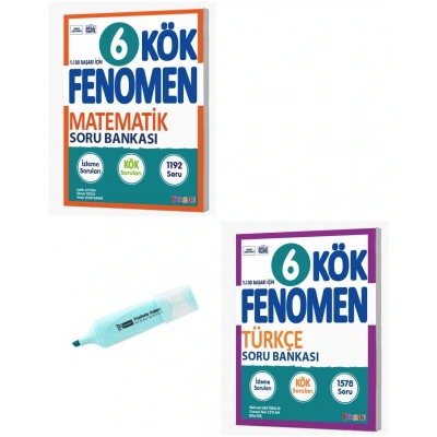 6. Sınıf KÖK Serisi Matematik Ve Türkçe Soru Bankası