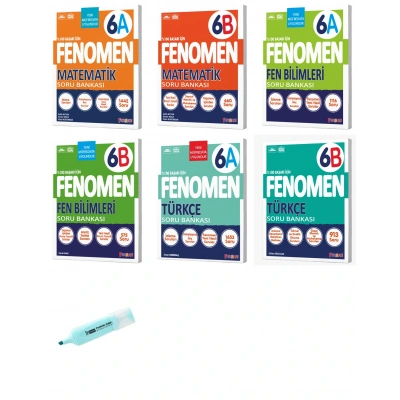 6. Sınıf Matematik Fen Bilimleri Ve Türkçe Soru Bankası