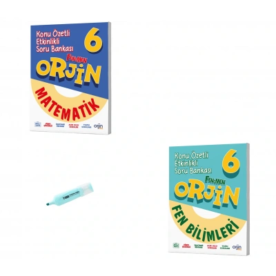 6. Sınıf ORJİN Matematik Ve Fen Bilimleri Konu Özetli Soru Bankası