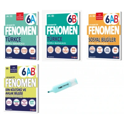 6. Sınıf Türkçe A-B Sosyal Bilgiler Ve Din Kültürü Soru Bankası
