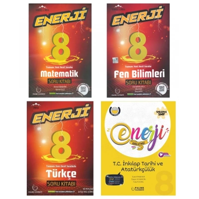 LGS 8. Sınıf Enerji Matematik Fen Türkçe ve İnkılap Soru Bankası