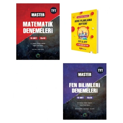 TYT Master Matematik ve Fen Bilimleri Branş Denemeleri