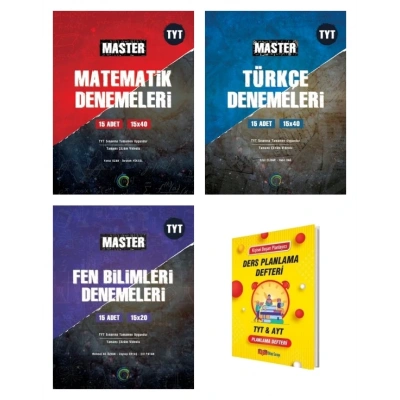 TYT Master Matematik Türkçe ve Fen Bilimleri Sayısal Deneme Seti