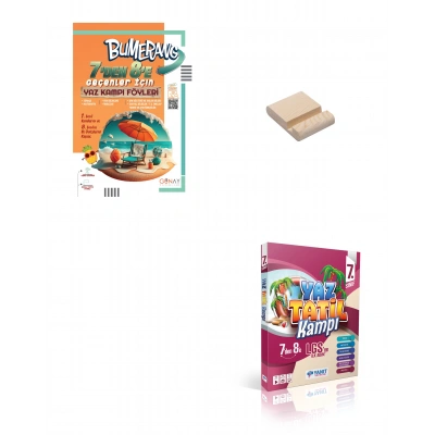 7den 8e Geçenler için Günay - Yanıt Yaz Tatili ve Hazırlık Kitabı