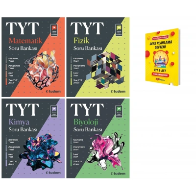 TYT Matematik Fizik Kimya ve Biyoloji 4lü Sayısal Soru Bankaları