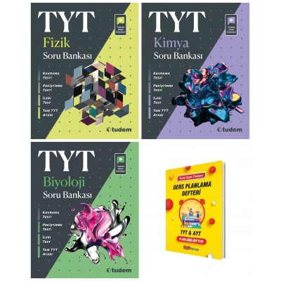 TYT Fizik Kimya ve Biyoloji 3lü Soru Bankası