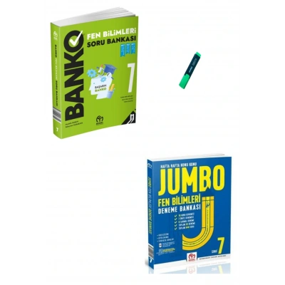 7. Sınıf Fen Bilimleri Banko Soru Bankası ve Jumbo Deneme