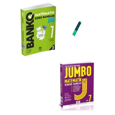 7. Sınıf Matematik Banko Soru Bankası ve Jumbo Deneme