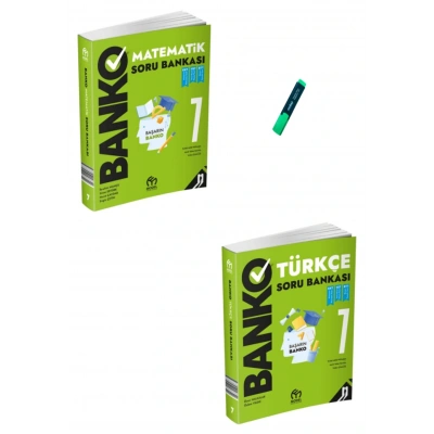 7. Sınıf Banko Serisi Matematik ve Türkçe Soru Bankası