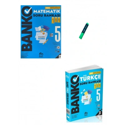 5. Sınıf Banko Serisi Matematik ve Türkçe Soru Bankası