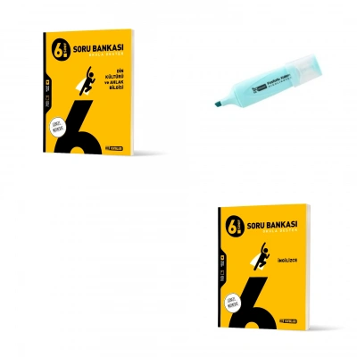 6.Sınıf Din Kültürü Ve İngilizce Soru Bankası (Yeni Müfredat)