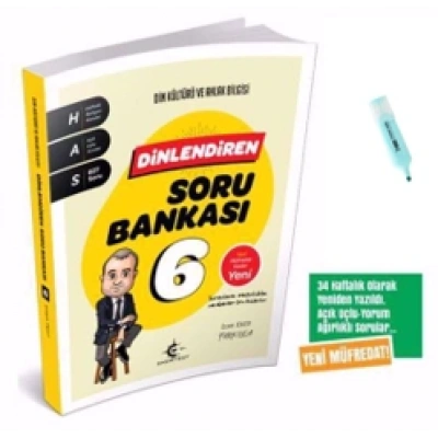 6.Sınıf Eker Test Din Kültürü Ve Ahlak Bilgisi Dinlendiren Soru Bankası