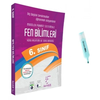 6.Sınıf Fen Bilimleri MPS Konu Anlatımlı Soru Bankası (Yeni Müfredat)