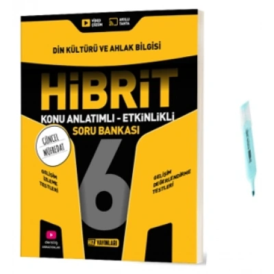 6.Sınıf HİBRİT Din Kültürü Konu Anlatımlı Etkinlikli Soru Bankası (Yeni Müfredat)