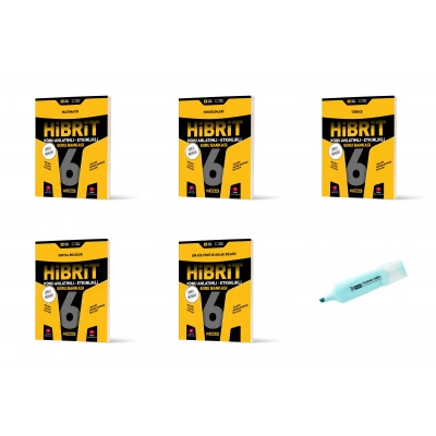 6.Sınıf HİBRİT Mat Fen Türkçe Sosyal Din Konu Anlatımlı Etkinlikli SB (Yeni Müfredat)