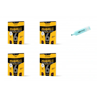 6.Sınıf HİBRİT Matematik Fen Türkçe Ve Sosyal Konu Anlatımlı Etkinlikli SB (Yeni Müfredat)