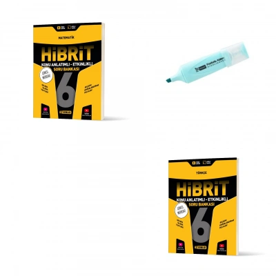 6.Sınıf HİBRİT Matematik Ve Türkçe Konu Anlatımlı Etkinlikli SB (Yeni Müfredat)