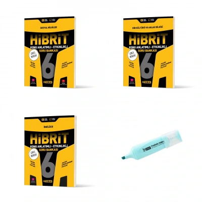 6.Sınıf HİBRİT Sosyal Din Ve İngilizce Konu Anlatımlı Etkinlikli SB (Yeni Müfredat)