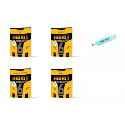 6.Sınıf HİBRİT Türkçe Sosyal Din İngilizce Konu Anlatımlı Etkinlikli SB (Yeni Müfredat)