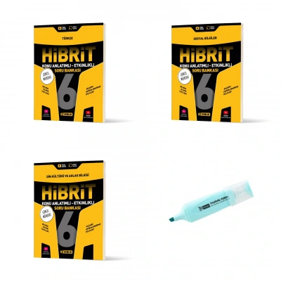 6.Sınıf HİBRİT Türkçe Sosyal Ve Din Konu Anlatımlı Etkinlikli SB (Yeni Müfredat)