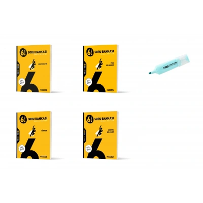 6.Sınıf Matematik Fen Bilimleri Türkçe Ve Sosyal Soru Bankası (Yeni Müfredat)