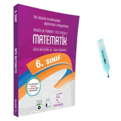 6.Sınıf Matematik MPS Konu Anlatımlı Soru Bankası (Yeni Müfredat)