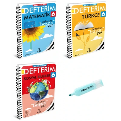 6.Sınıf Matematik Türkçe Ve Sosyal Bilgiler Akıllı Defterim