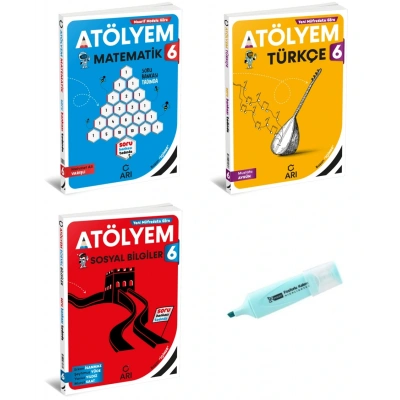 6.Sınıf Matematik Türkçe Ve Sosyal Bilgiler Atölyem Soru Bankası