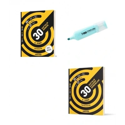 6.Sınıf Matematik Ve Fen Bilimleri 30 Haftalık Deneme (Yeni Müfredat)